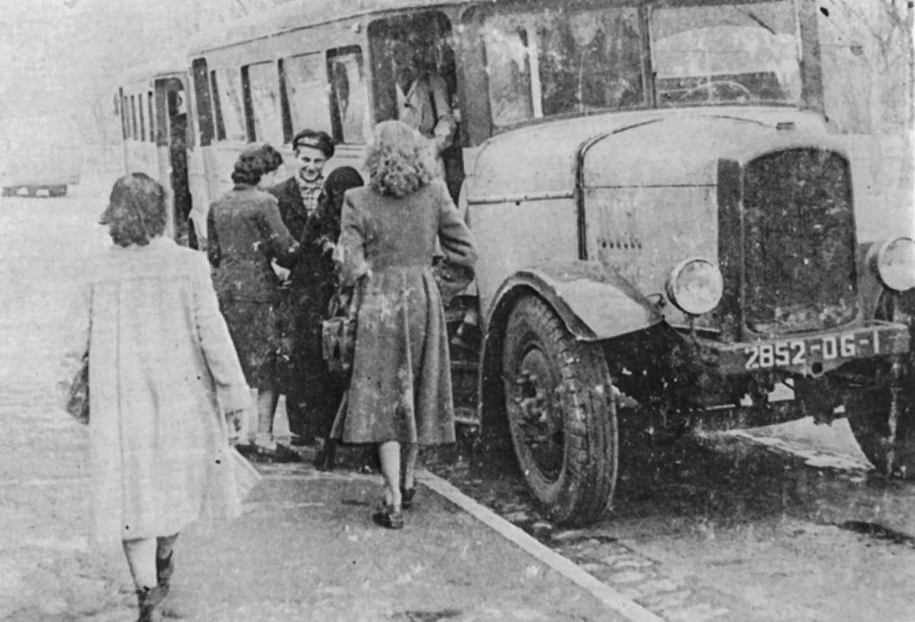 Bus à La Rochelle dans les années 30